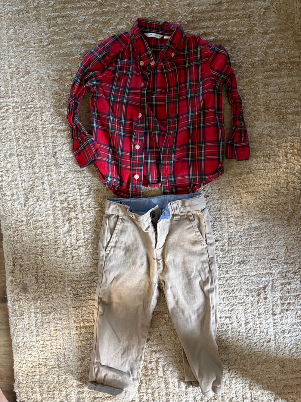 Janie & Jack boys holiday set